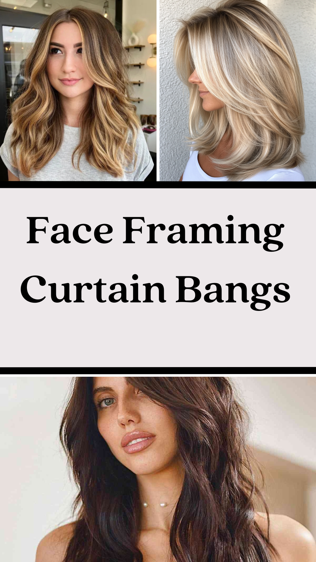 Face Framing Curtain Bangs