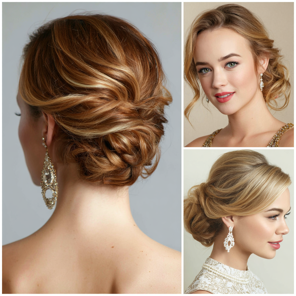 Updo Hairstyles For Prom Elegance of Prom Updos Low Bun