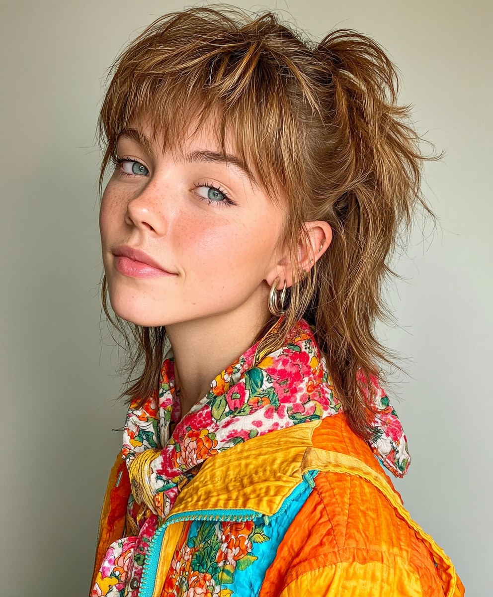 Baby Mullet Hairstyle Women