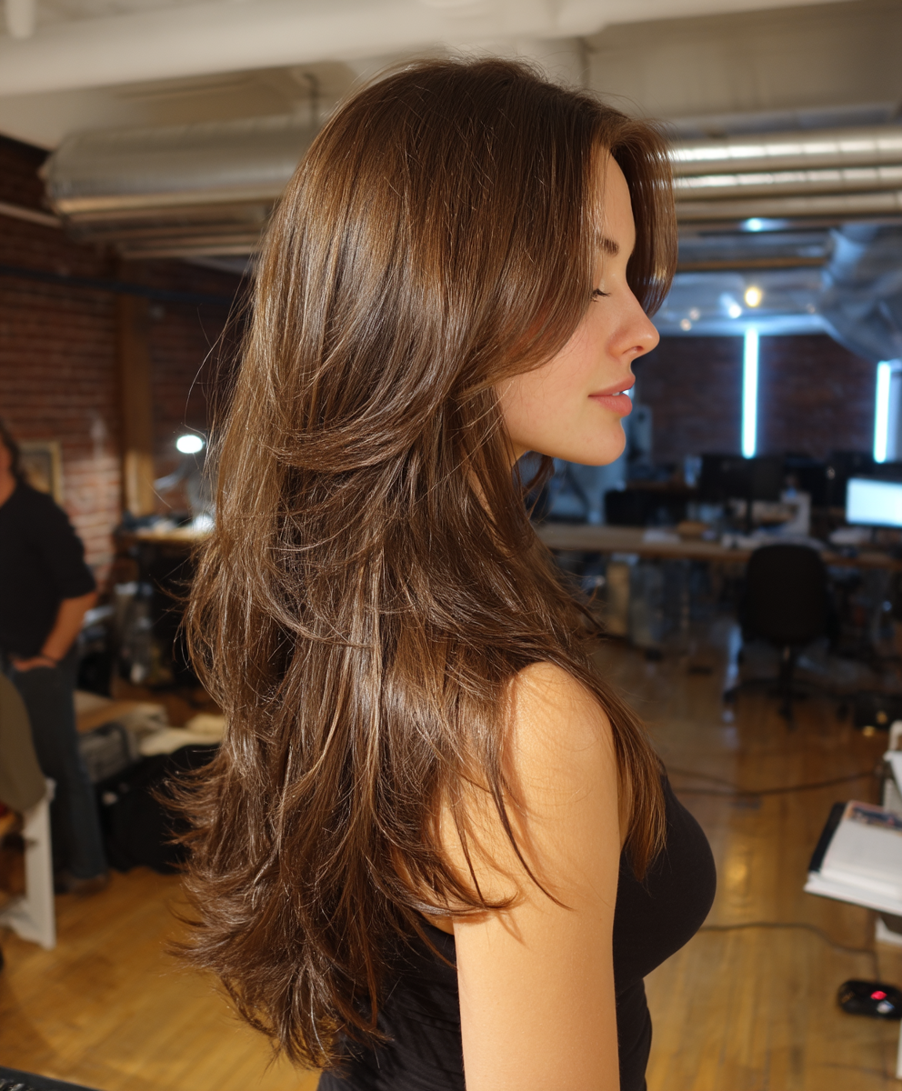 Long Hair Cuts: U-Shaped Cut with Invisible Layers