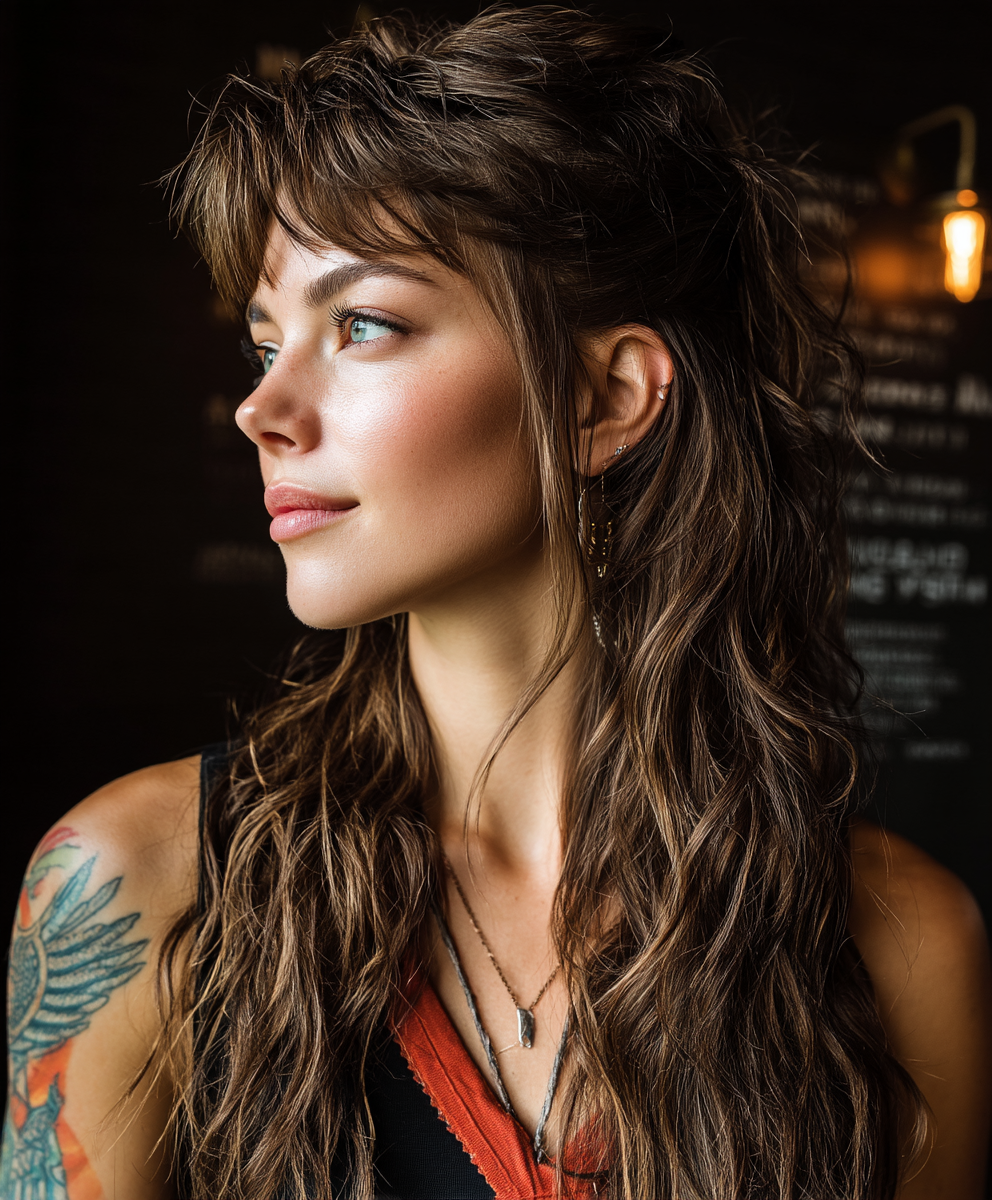 Mullet Hairstyle For Women With Long Hair