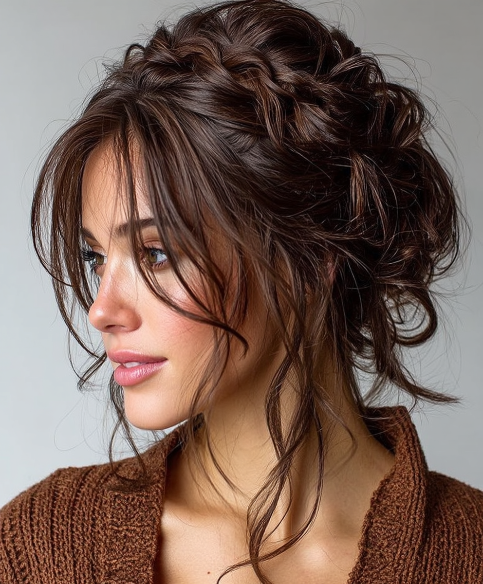 Braided Beauty: Long Layered Haircuts